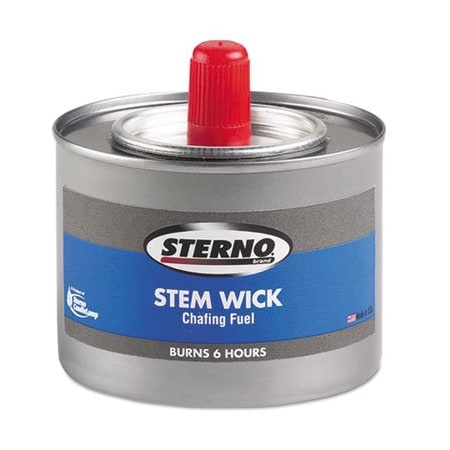 Sterno Group Sterno, Chafing Fuel Can With Stem Wick, Methanol, 1.89g, Six-Hour Burn, 24PK 10102